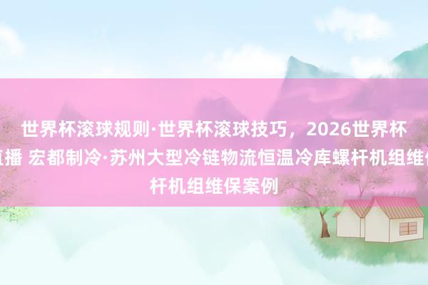 世界杯滚球规则·世界杯滚球技巧,2026世界杯文字直播 宏都制冷·苏州大型冷链物流恒温冷库螺杆机组维保案例